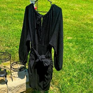 Free People Black Dress Sz L